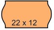 razgpszalag 22x12mm narancssrga #2