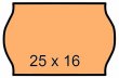 razgpszalag 25x16mm narancssrga #2