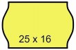 razgpszalag 25x16mm srga #2