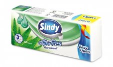 Papr zsebkend 3 rteg 100db Sindy aloe vera #1